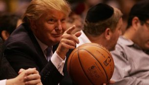 Trump i ftuar në ndeshjet e Knicks
