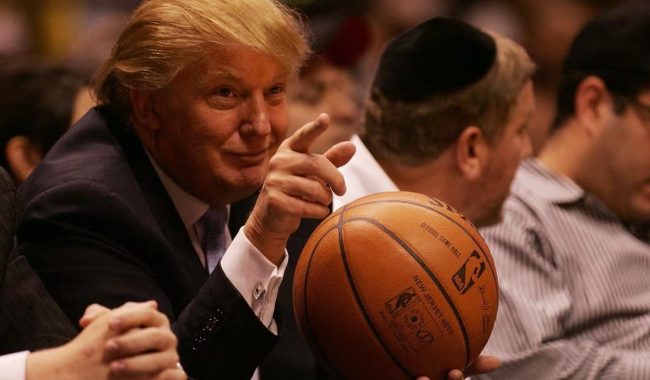 Trump i ftuar në ndeshjet e Knicks