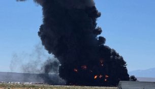 Rrëzohet një bombardues B-52 në Kaliforni