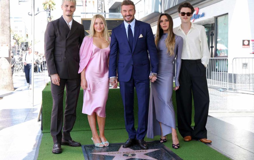 David Beckham nderohet me yll në “Hollywood Walk of Fame”