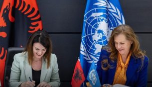 Shqipëria dhe OKB nënshkruajnë Kornizën e Bashkëpunimit 2027-2031, në fokus integrimi në BE