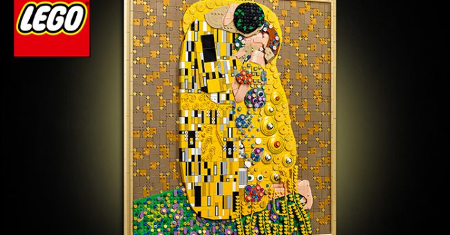Lego sjell në jetë “The Kiss” të Gustav Klimt