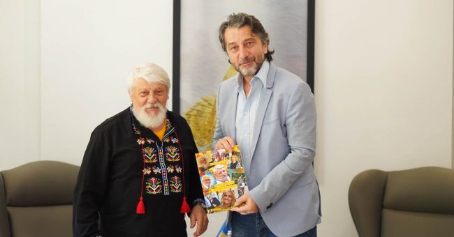 Përparim Rama takohet me shkrimtarin ukrainas Volodymyr Martynov