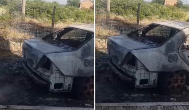 66-vjeçari gjendet i djegur brenda makinës në Korçë