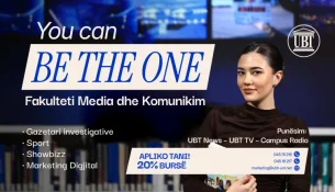 Fakulteti Media dhe Komunikim në UBT lanson platformën “BE THE ONE”
