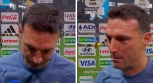 Emocione të papërmbajtshme, Scaloni nuk arrin të flasë pas përmbysjes epike