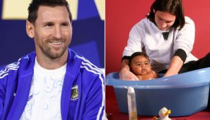 Leo Messi flet për foton ikonike me foshnjën Lamine Yamal