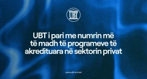 UBT i pari me numrin më të madh të programeve të akredituara në sektorin privat