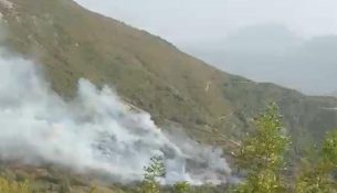 Zjarr i madh në malësitë e Krujës