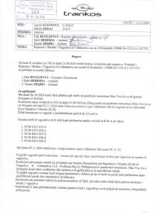 Dokumenti i Trainkos-it: Vagonët u dërguan në Serbi për riparim pas Banjskës