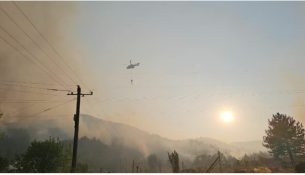 Tre vatra zjarri aktive në Dajt, Dibër dhe Bulqizë, 370 forca në terren