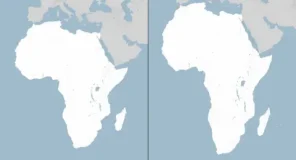 OKB ndryshon hartën e botës: Afrika shfaqet në përmasat e saj reale