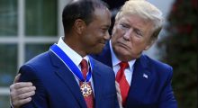 Donald Trump del në mbrojtje të Tiger Woods pas dënimit