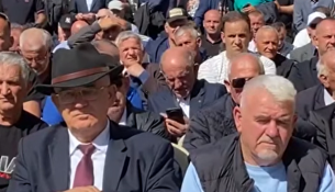 Protestë në Has në mbështetje të ish-krerëve të UÇK-së, kundërshtohen dënimet në Hagë