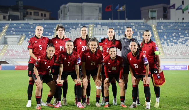 Play-off-i i Botërorit, Shqipëria e vajzave shpall listën për sfidat ndaj Uellsit
