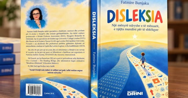 Fatmire Halili Bunjaku sjell librin e ri për disleksinë