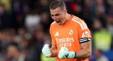 Ukraina mburret me Andriy Luninin me një shaka lufte pas El Clasico