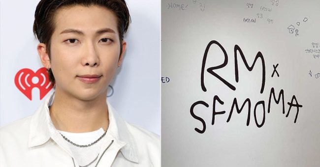 RM i BTS sjell koleksionin e tij personal të artit në Sfmoma