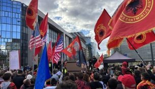 Protestë për UÇK-në edhe në Bruksel